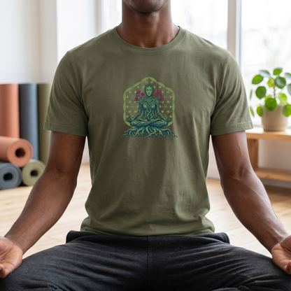 Earth Rooted Lotus Pose T-Shirt
