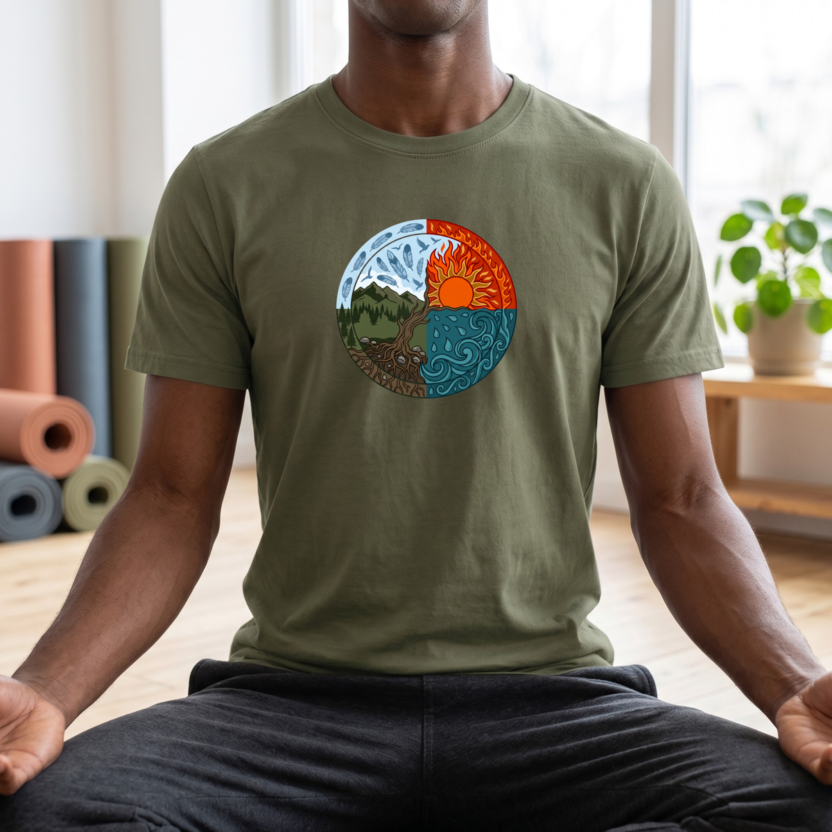 Four Elements Nature Quadrant T-Shirt