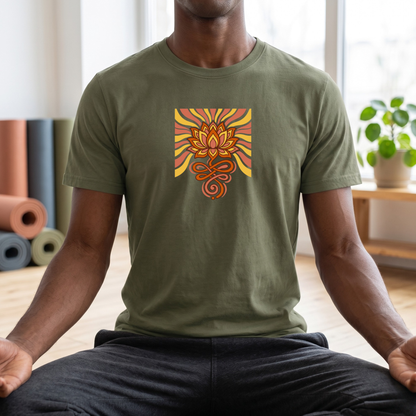 Retro Radiance Lotus T-Shirt