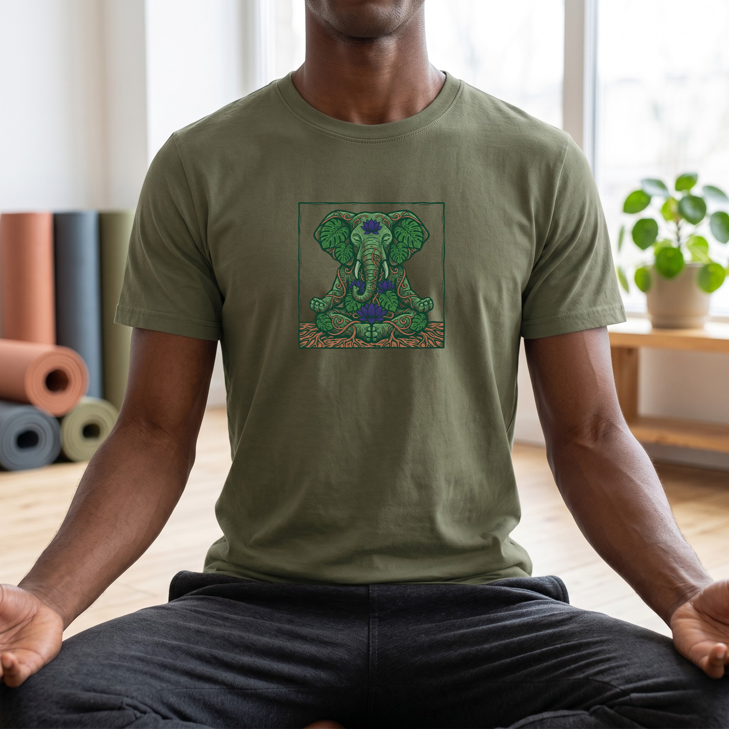 Lotus Earth Elephant T-Shirt