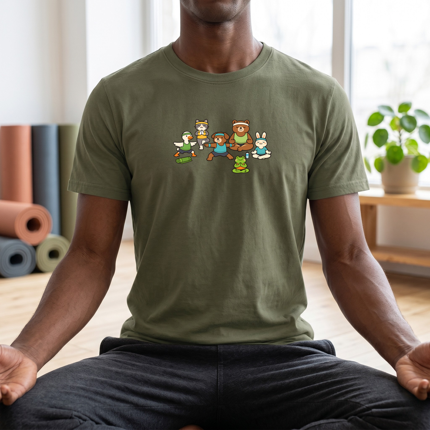 Yoga Animal Group T-Shirt