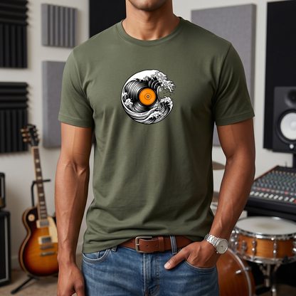 Ocean Wave Vinyl T-Shirt