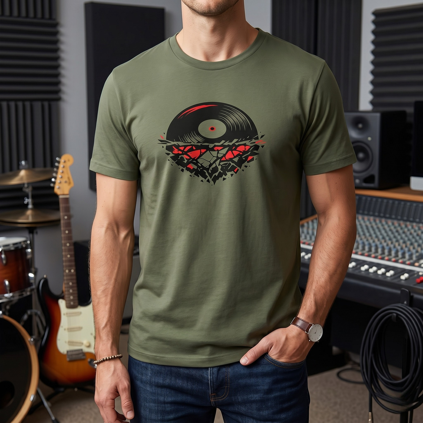 Cracking Vinyl T-Shirt