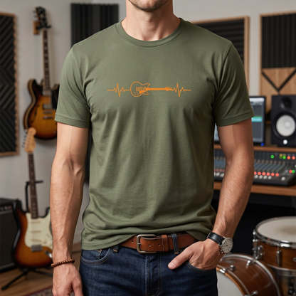 Heartbeat Guitar T-Shirt