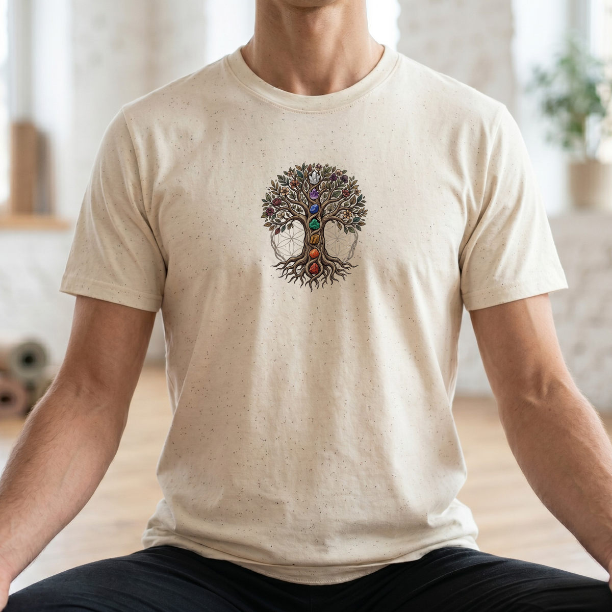Crystal Chakra Tree of Life T-Shirt