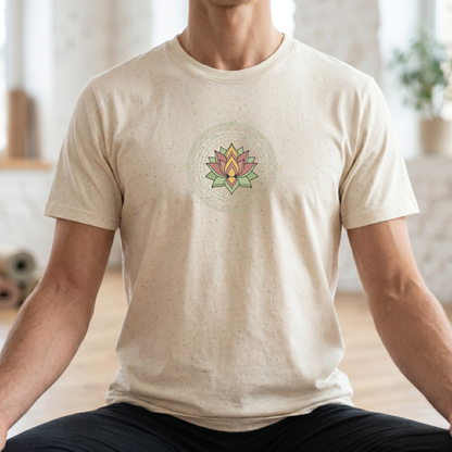Geometric Lotus Flower T-Shirt
