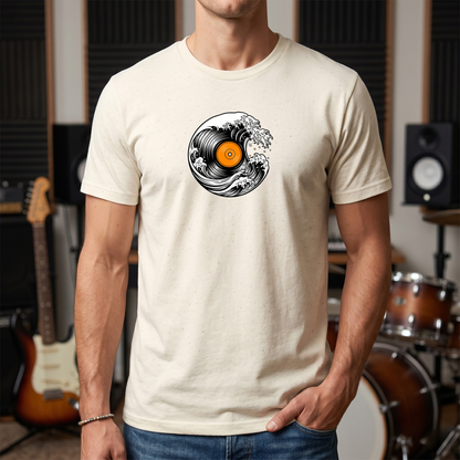 Ocean Wave Vinyl T-Shirt