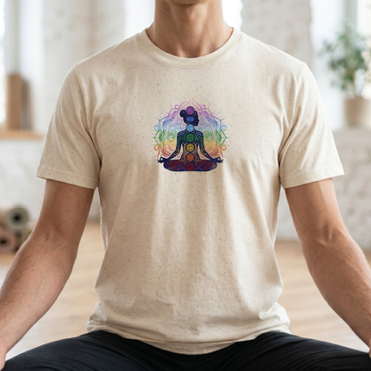 Vibrant Chakra Lotus Pose T-Shirt