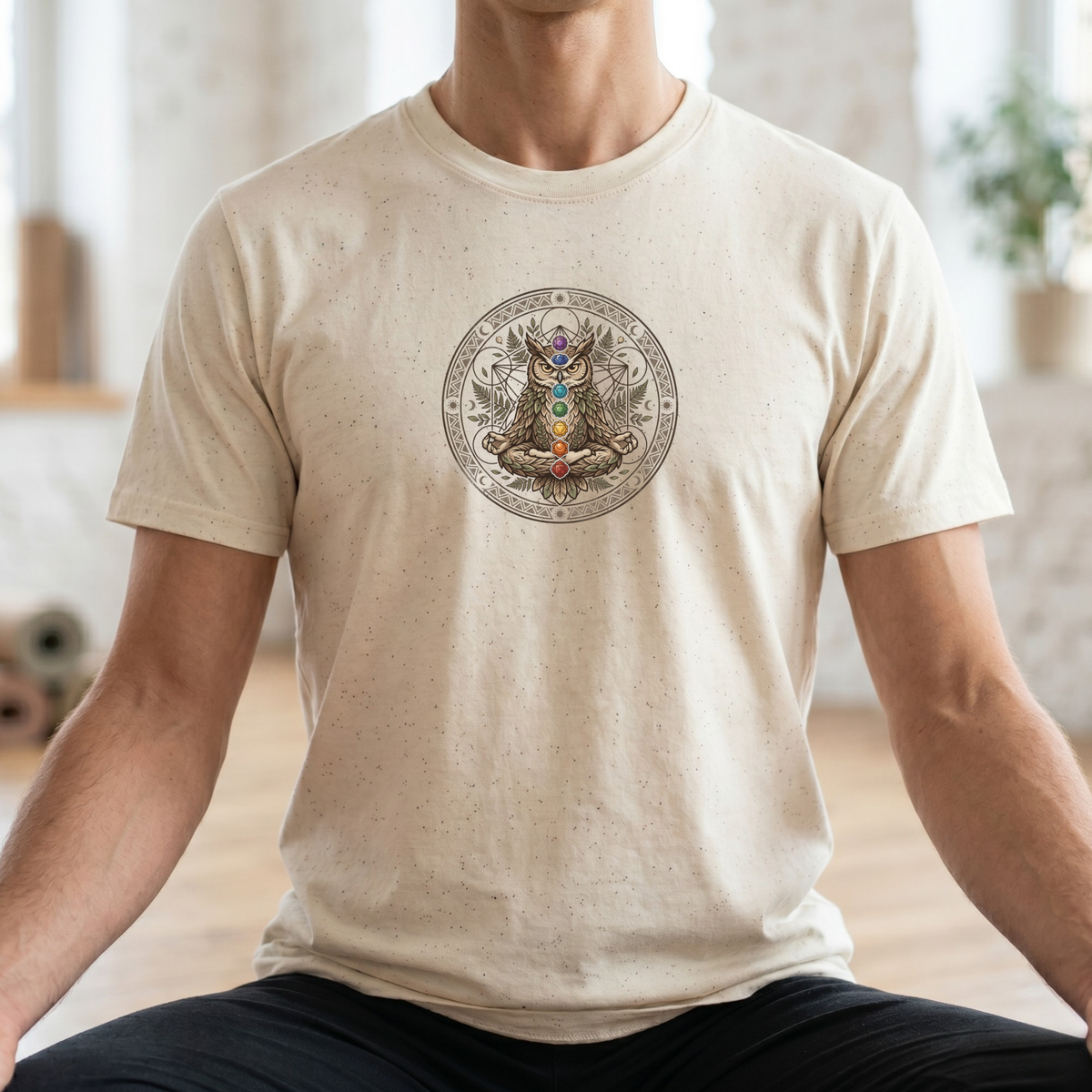 Chakra Alignment Owl T-Shirt