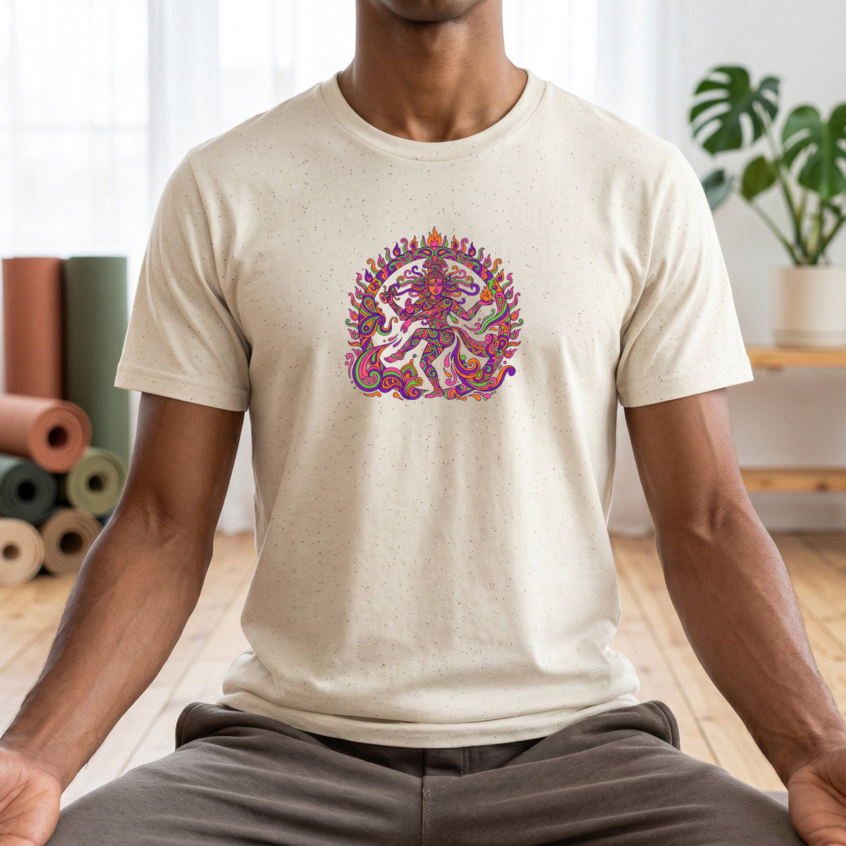 Psychedelic Fire Goddess T-Shirt