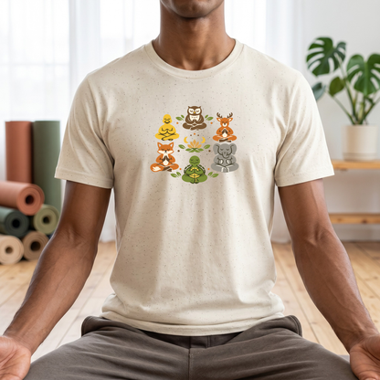 Lotus Pose Animal Group T-Shirt