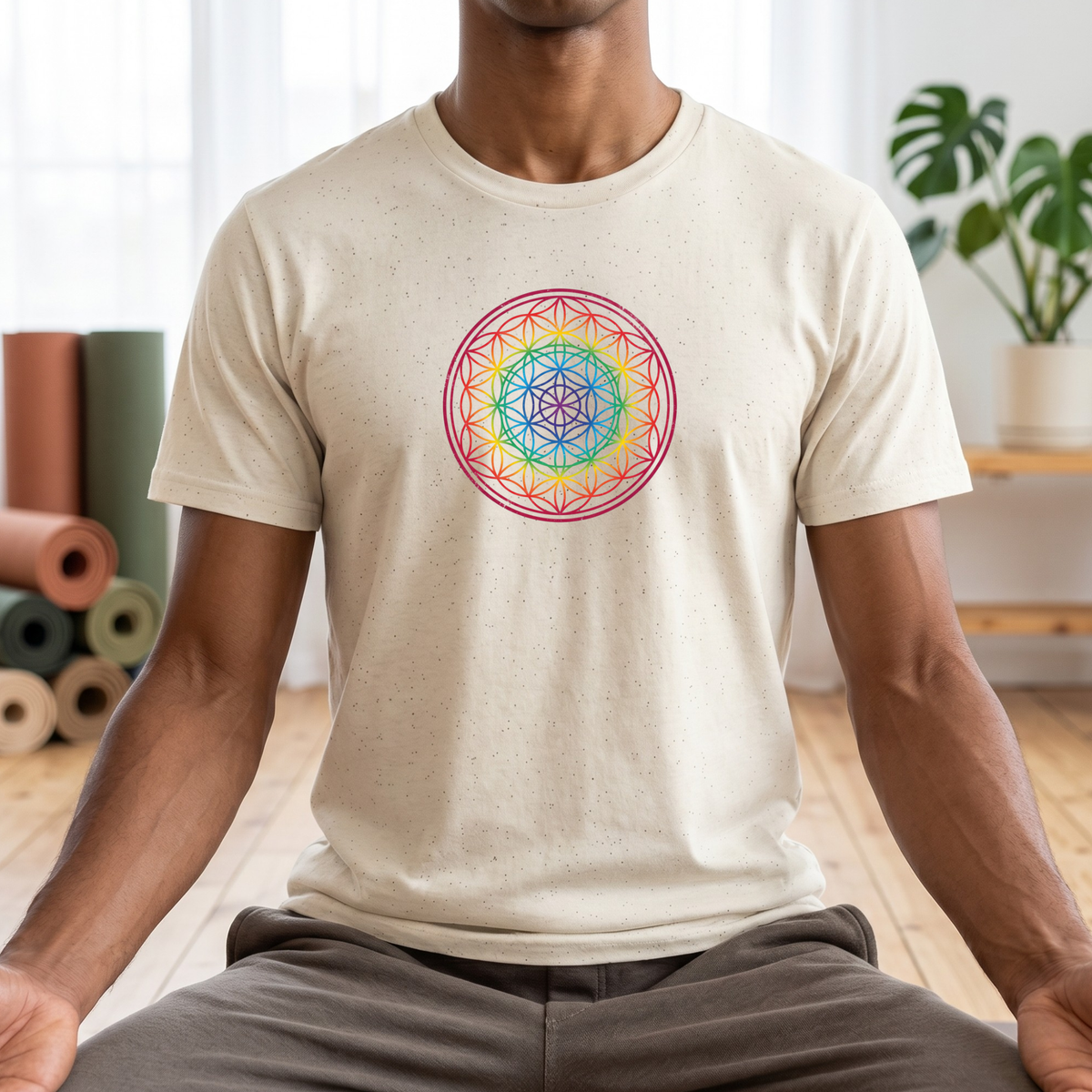 Chakra Gradient Mandala T-Shirt