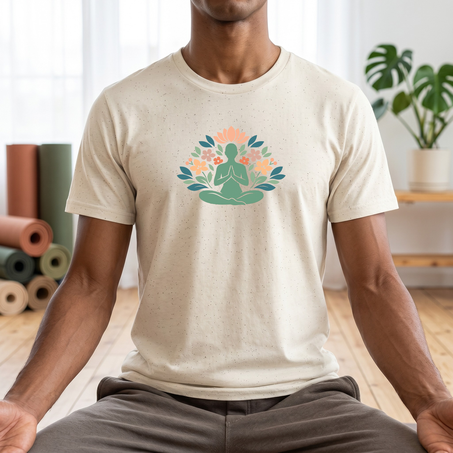 Floral Lotus Pose T-Shirt