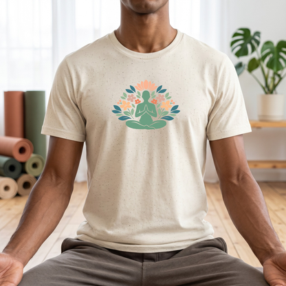Floral Lotus Pose T-Shirt