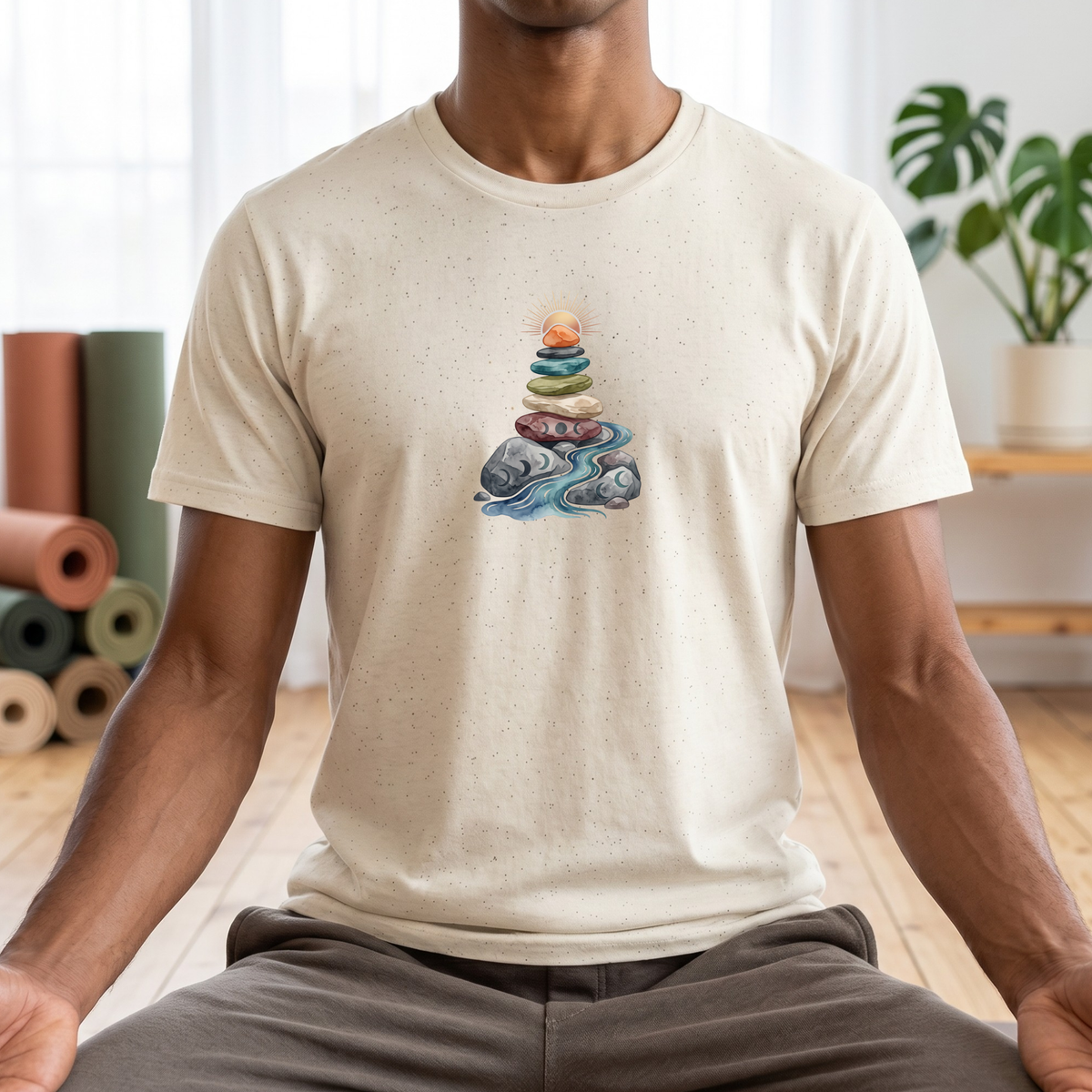 Sun & Moon Zen Stones T-Shirt