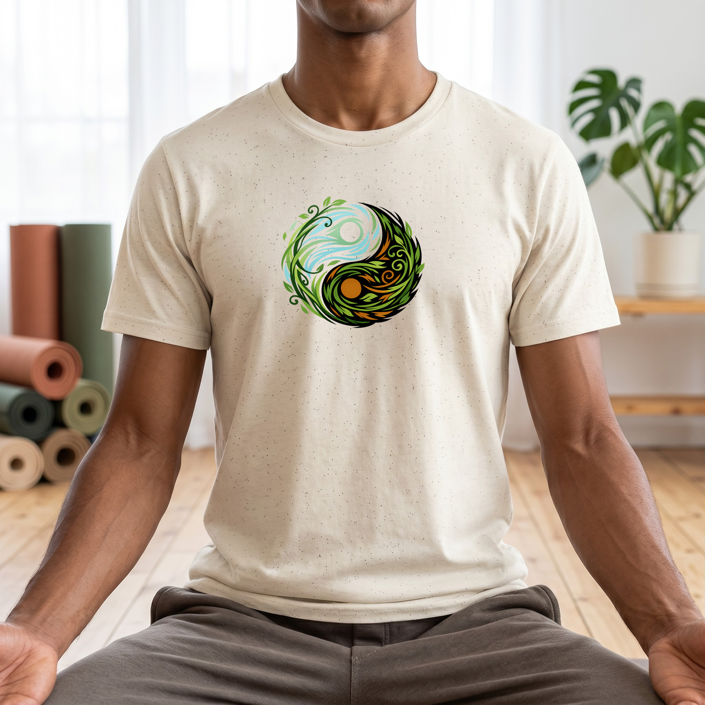 Wind & Leaves Yin Yang T-Shirt
