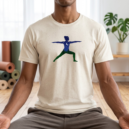 Night Forest Warrior Pose T-Shirt
