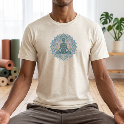 Lotus Pose Mandala T-Shirt