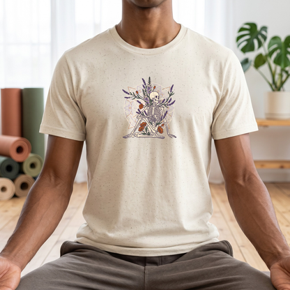 Botanical Wildflower Skeleton T-Shirt