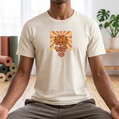 Retro Radiance Lotus T-Shirt
