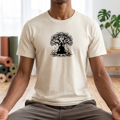 Ink Enlightenment Flower Tree T-Shirt