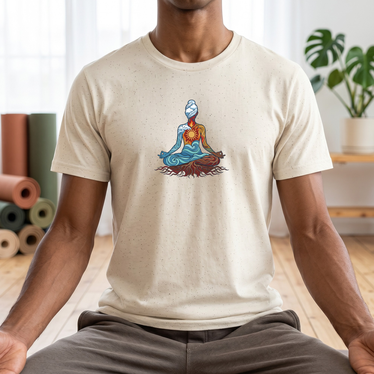 Inner Four Elements Lotus Pose T-Shirt