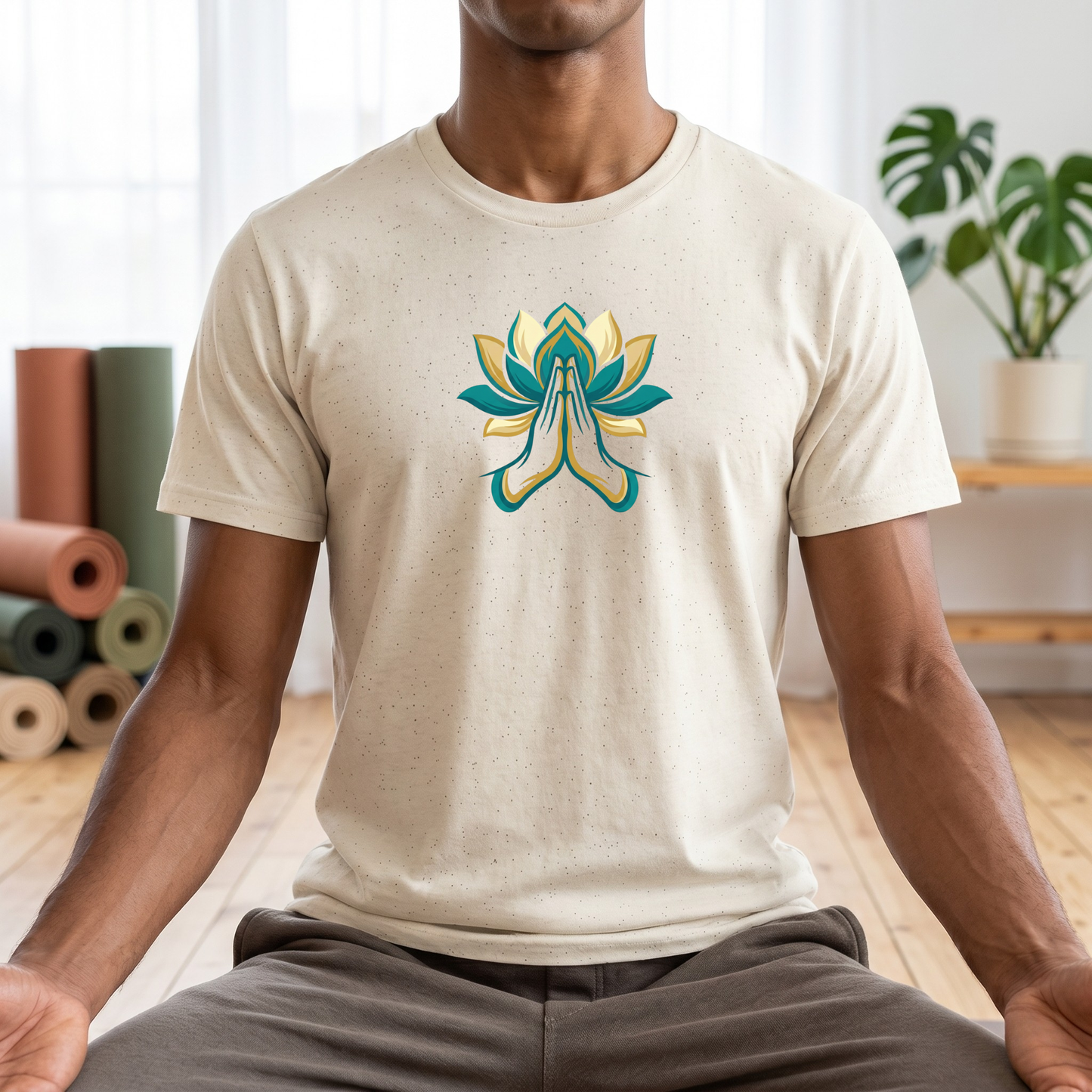 Lotus Flower and Hands T-Shirt