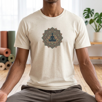 Lotus Silhouette Mandala T-Shirt