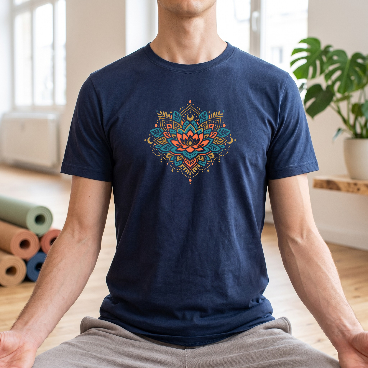 Colorful Lotus Flower T-Shirt