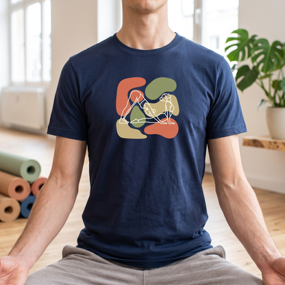 Line Art Yoga Poses T-Shirt