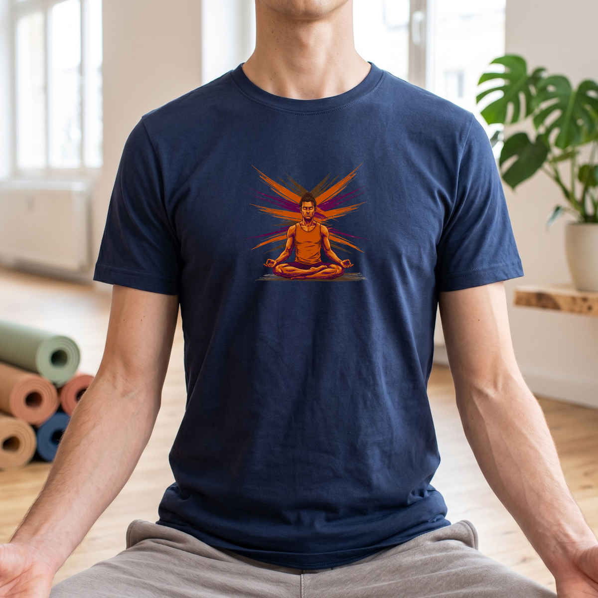 Brushstroke Zen Meditation T-Shirt