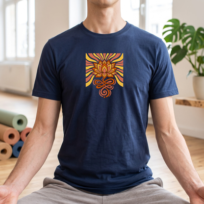 Retro Radiance Lotus T-Shirt