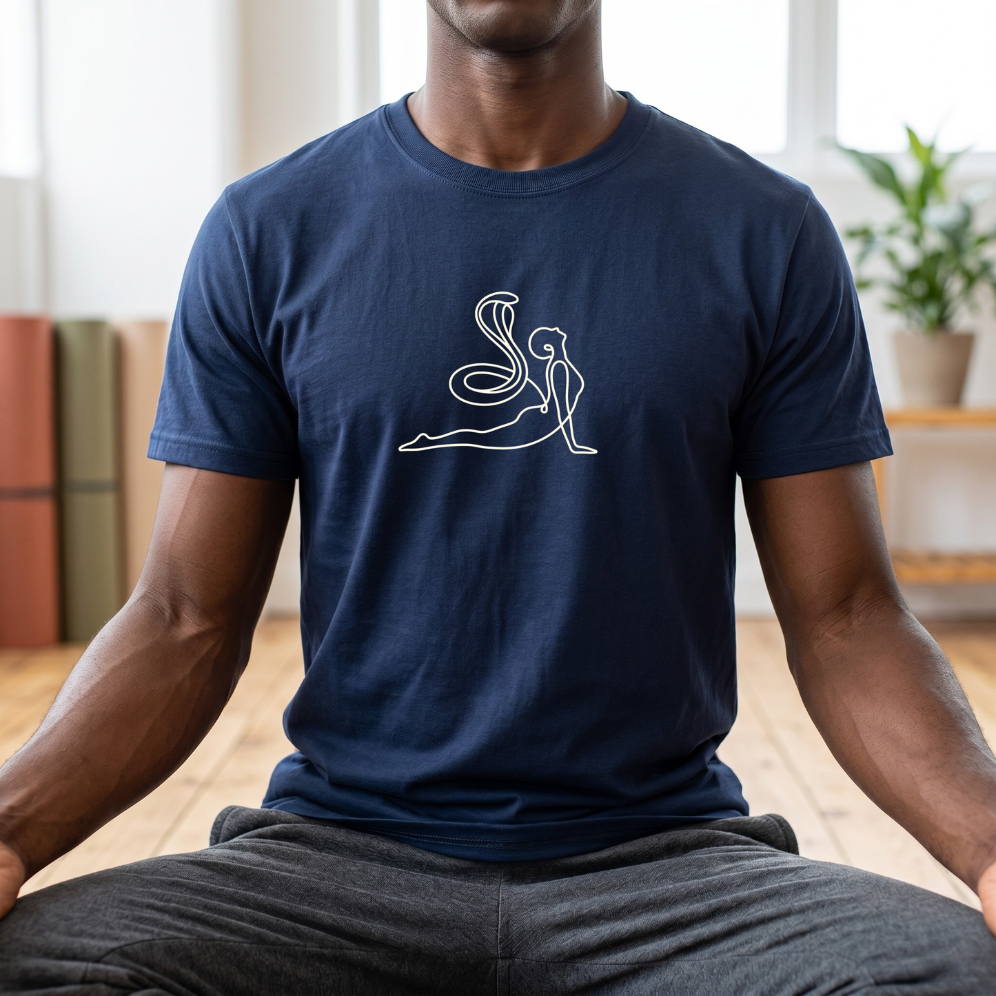 Line Art Cobra Pose T-Shirt