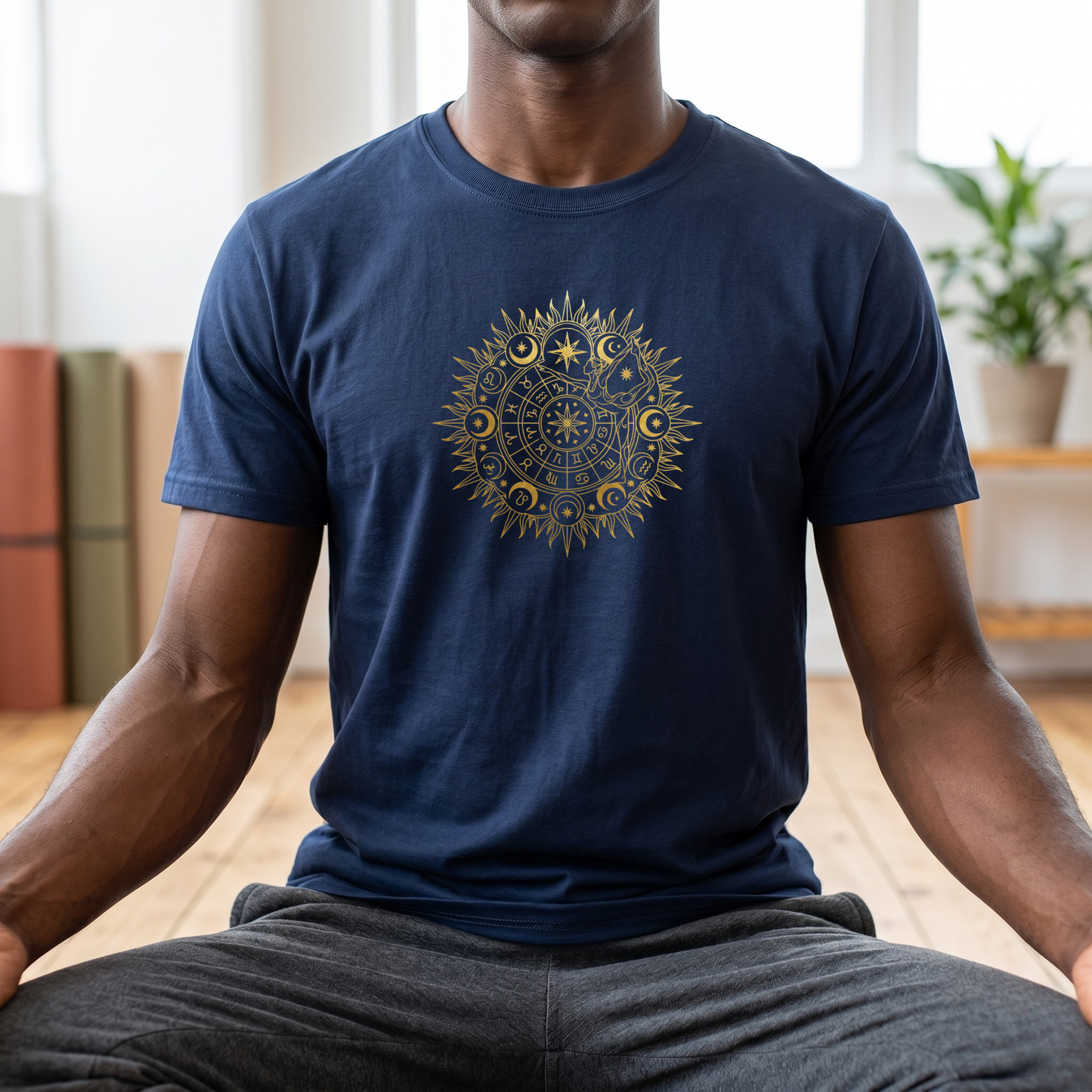 Signs Yoga Pose Mandala T-Shirt