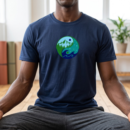 Sea & Mountain Yin Yang T-Shirt