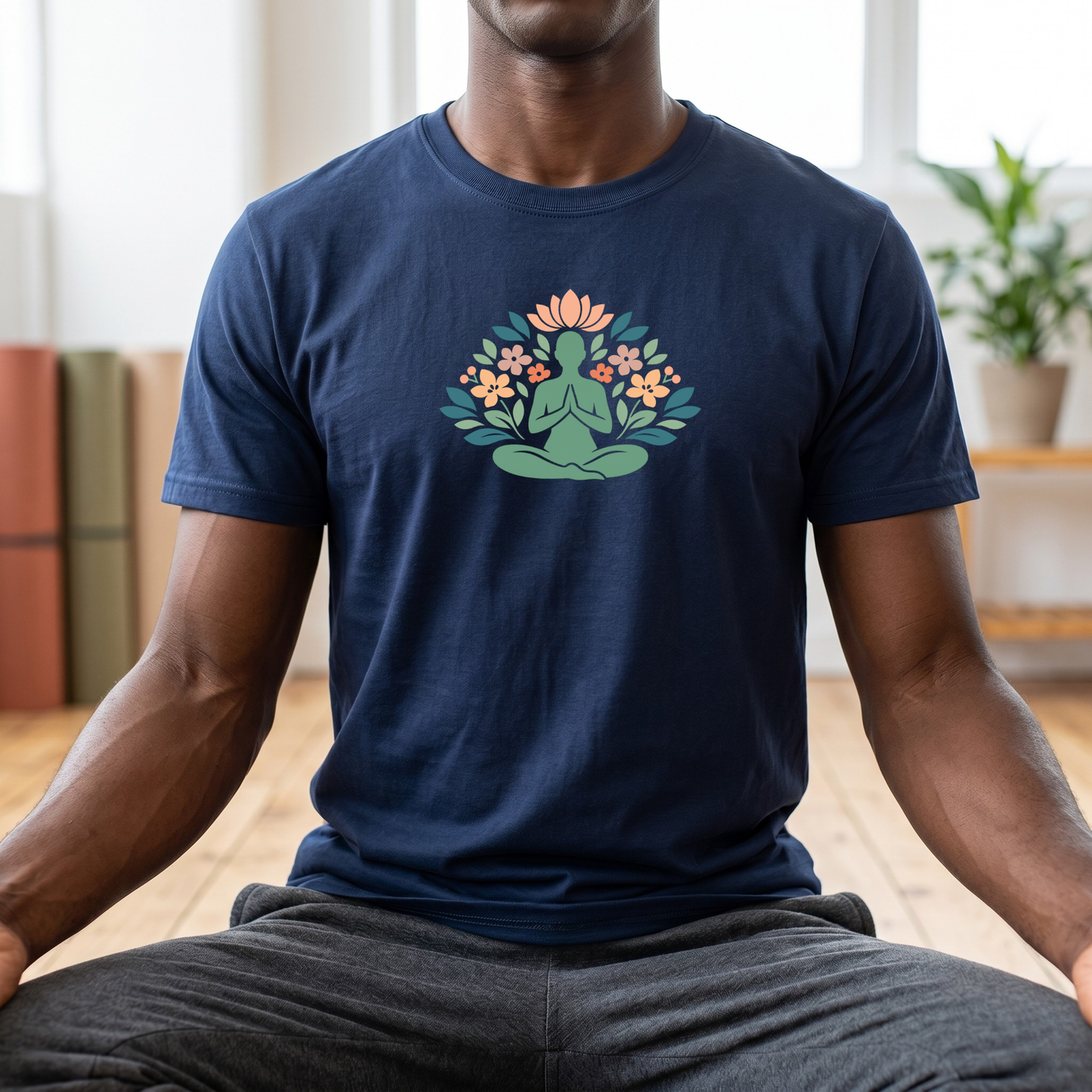 Floral Lotus Pose T-Shirt