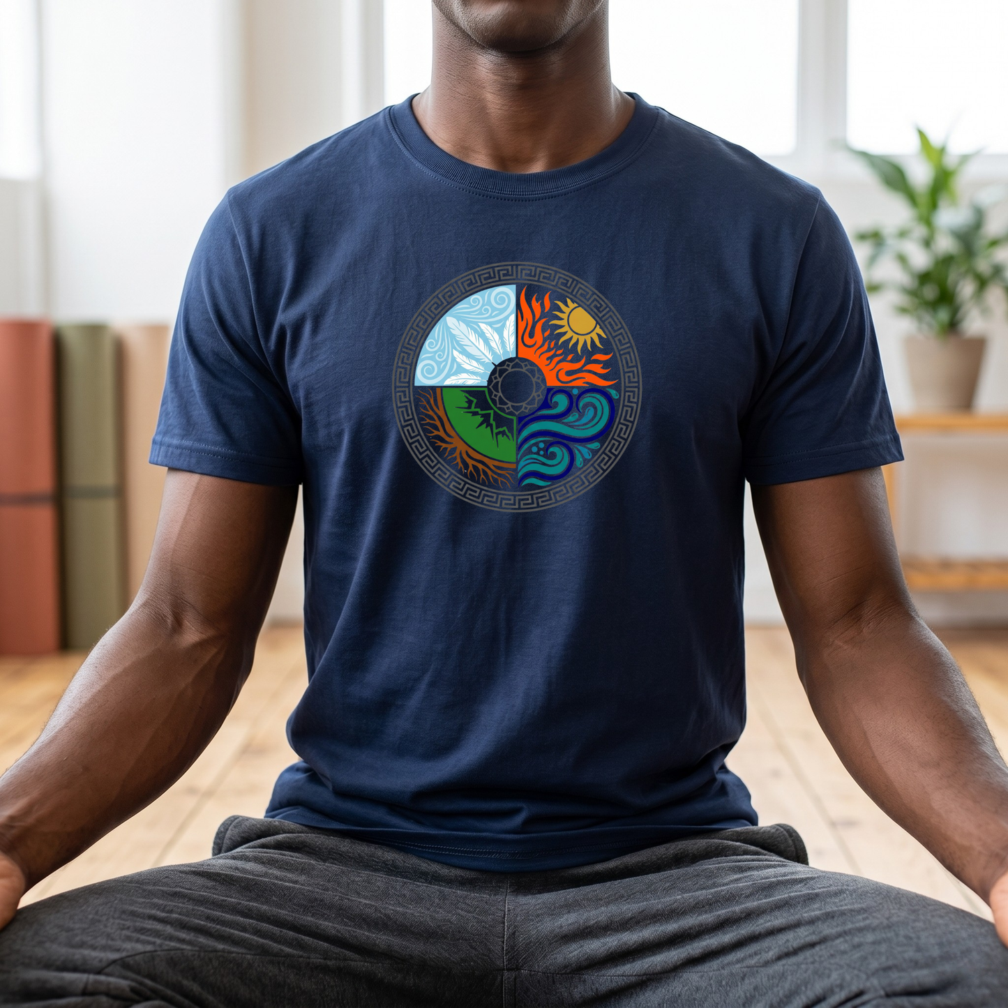 Four Elements Mandala T-Shirt