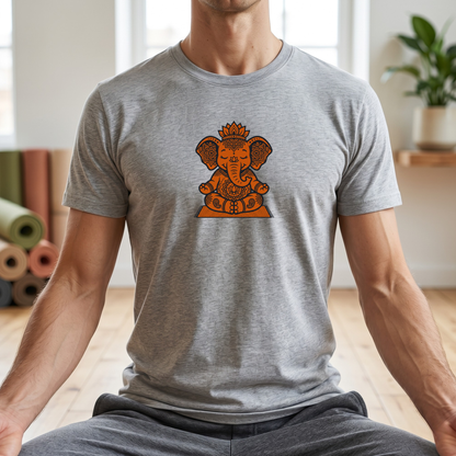 Zen Elephant Lotus Pose T-Shirt