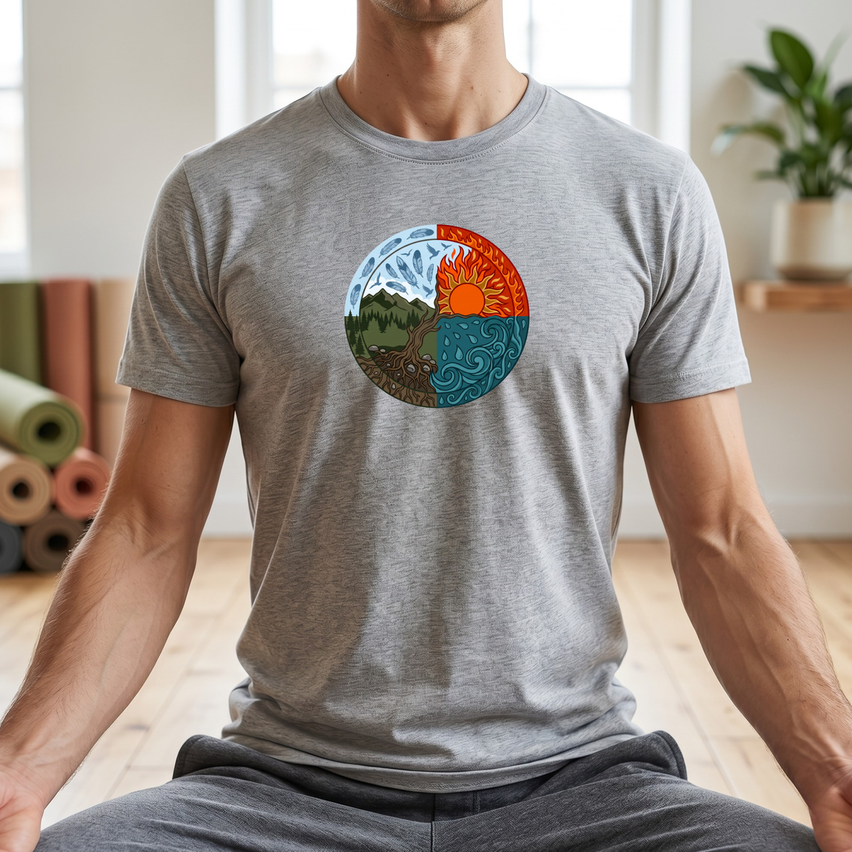 Four Elements Nature Quadrant T-Shirt