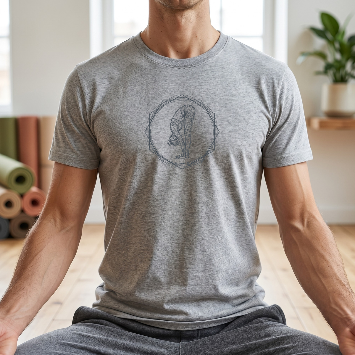 Line Art Forward Fold T-Shirt