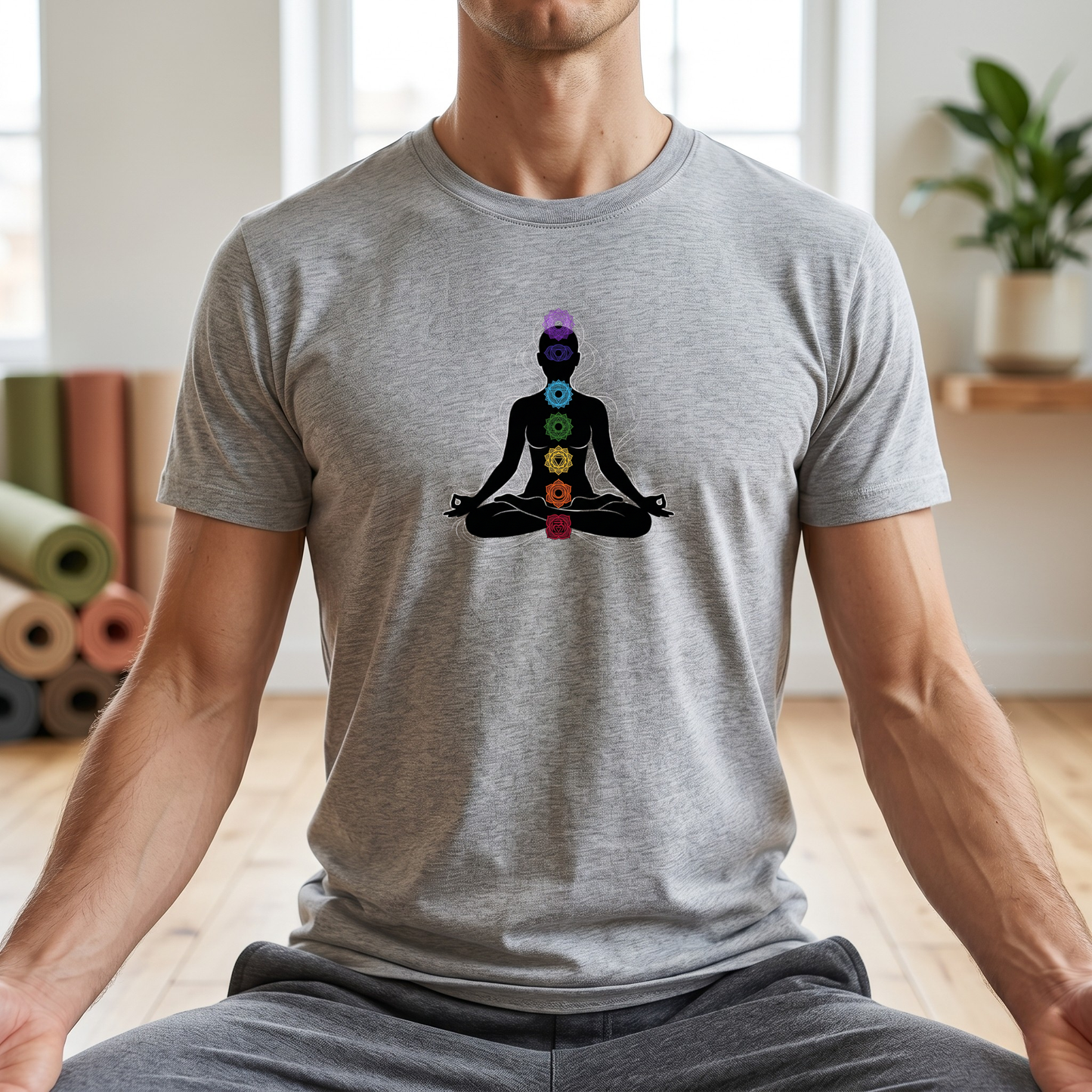 Chakras Lotus Pose T-Shirt