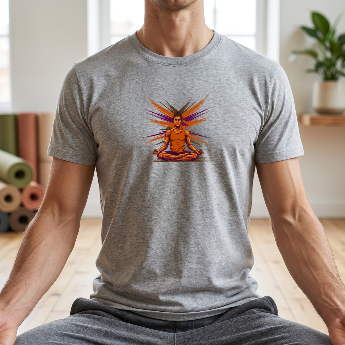 Brushstroke Zen Meditation T-Shirt