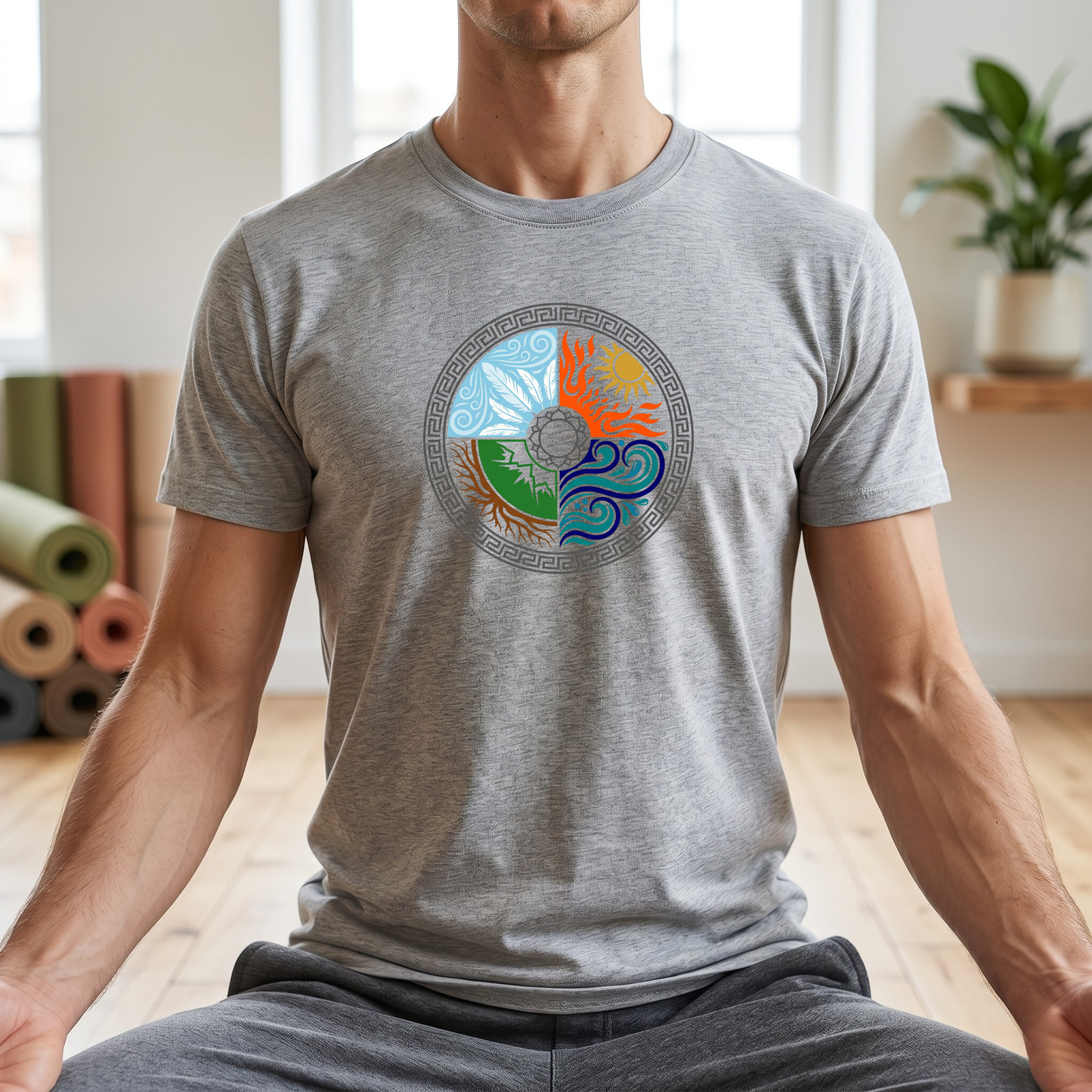 Four Elements Mandala T-Shirt