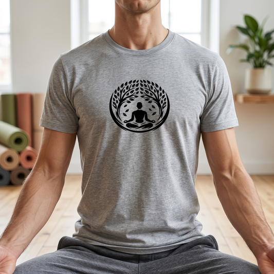 Leaves and Trees Lotus Pose T-Shirt