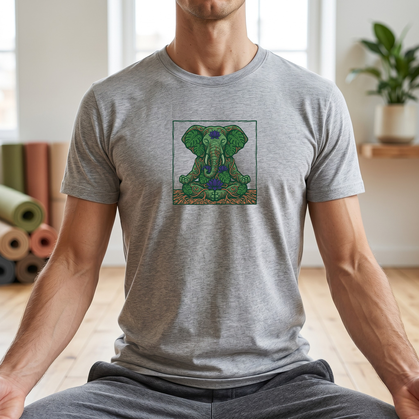 Lotus Earth Elephant T-Shirt