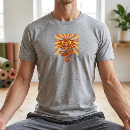 Retro Radiance Lotus T-Shirt