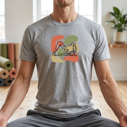 Line Art Yoga Poses T-Shirt