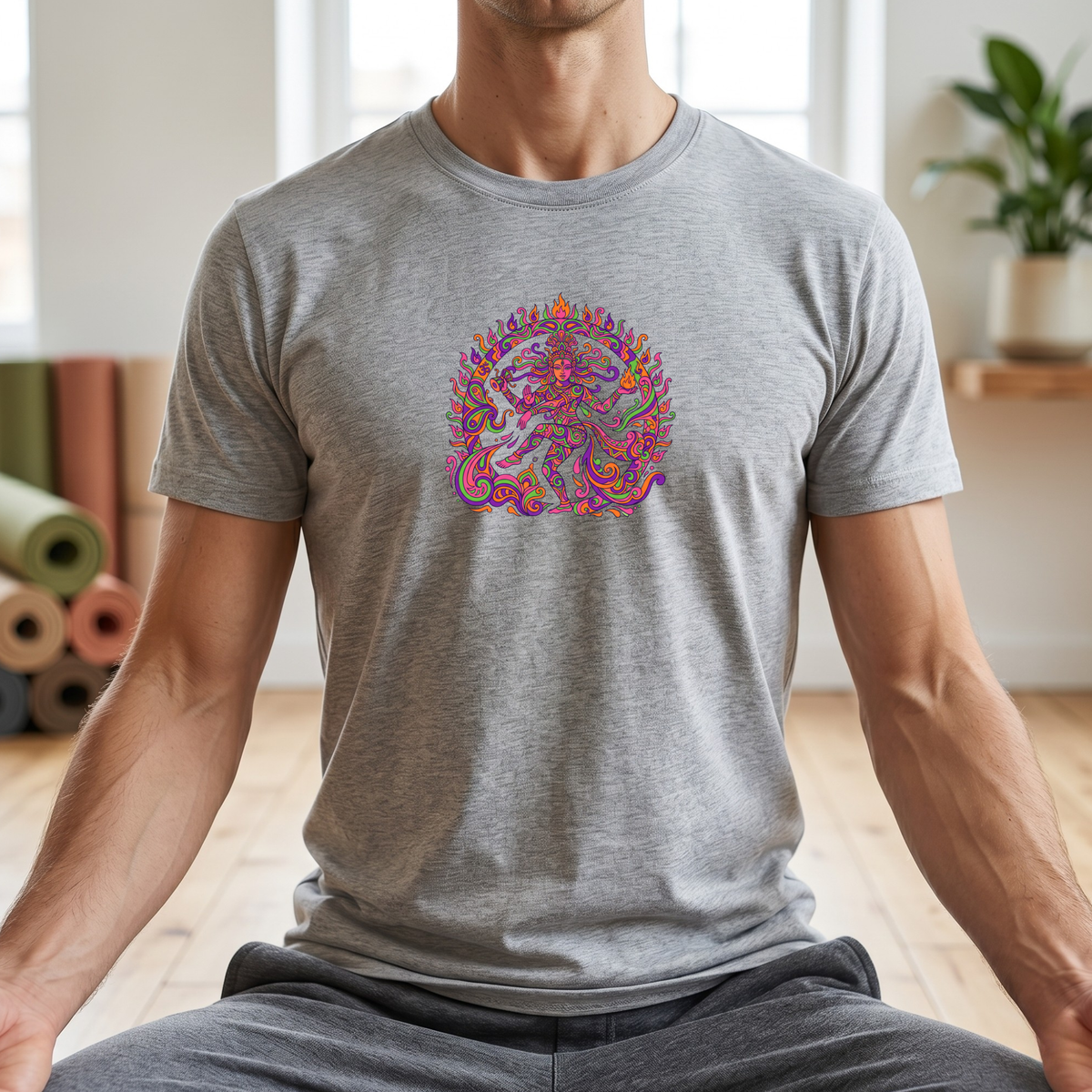 Psychedelic Fire Goddess T-Shirt