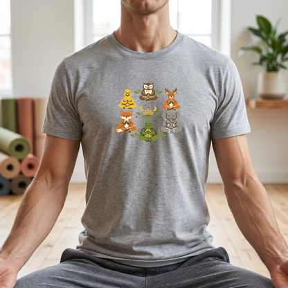 Lotus Pose Animal Group T-Shirt