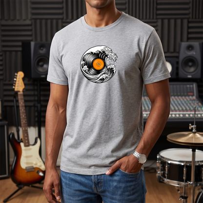 Ocean Wave Vinyl T-Shirt